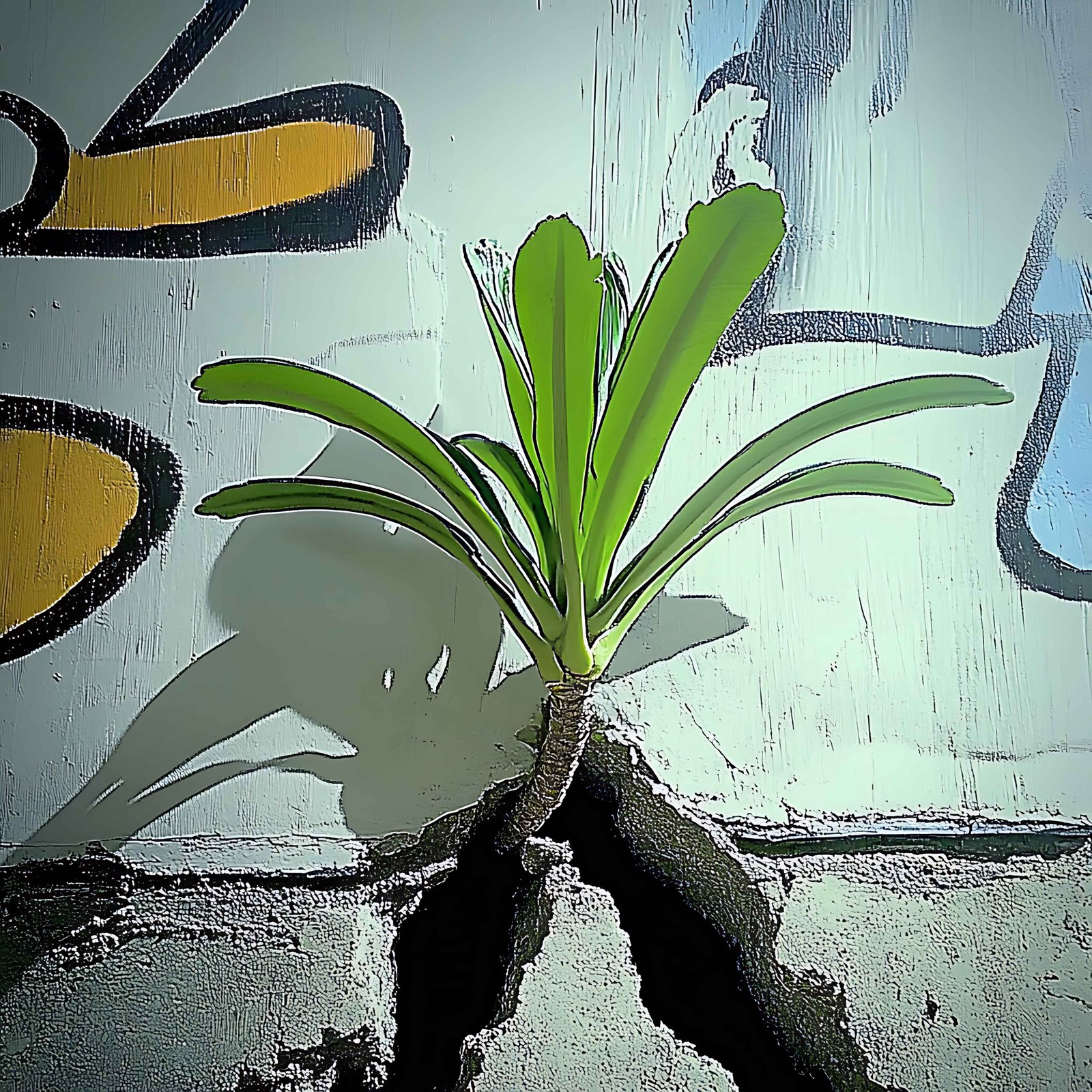 Street art promoting sustainability